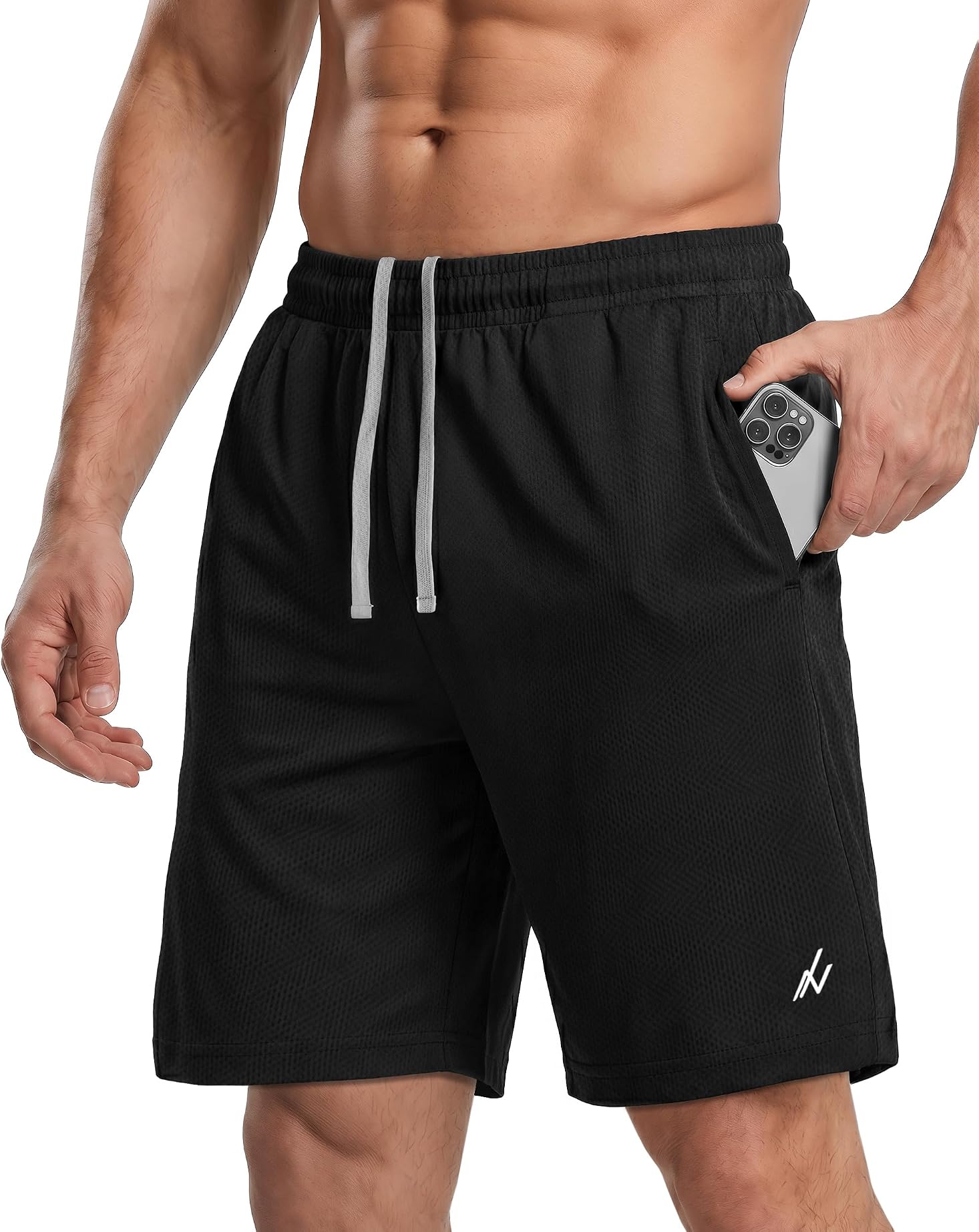 Men's Athletic Shorts Quick Dry Loose-Fit