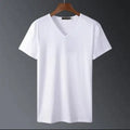 Ayu Men’s Essential V-Neck Tee – Classic White
