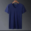 Ayu Men’s Essential V-Neck Tee – Navy Blue